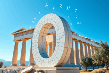 Μια απεικόνιση του μηδέν και του ρόλου του στα μαθηματικά.