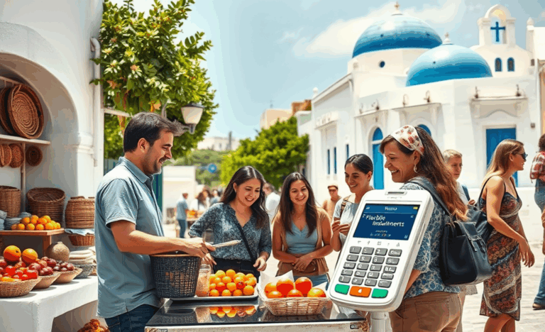Ένα άτομο χρησιμοποιεί πιστωτική κάρτα για αγορές με ευέλικτες δόσεις.